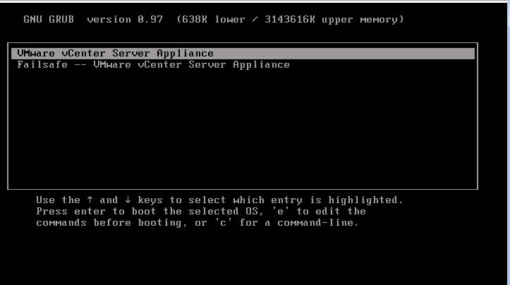 VCSA 6.7u3 reset root password. Management reset.